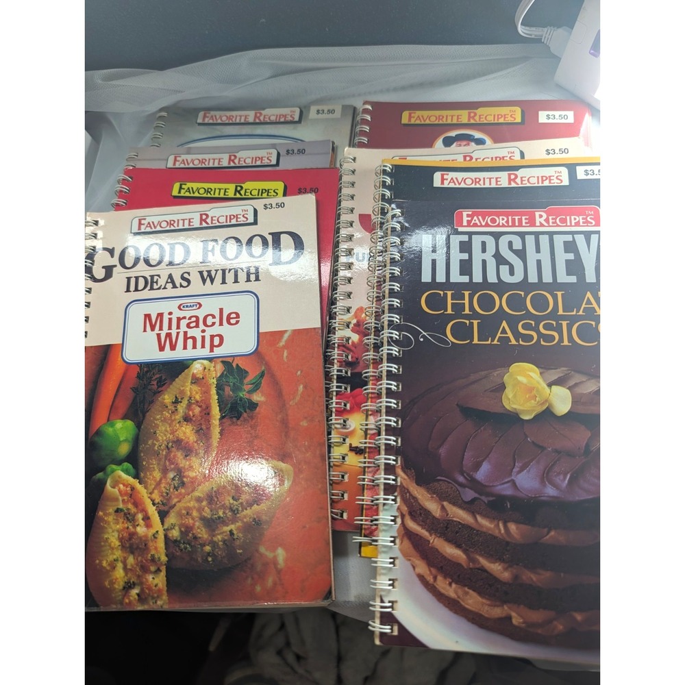Lot of 8 Vintage Favorite Recipes Cookbooks | Hershey's Campbell's 80s 90s
